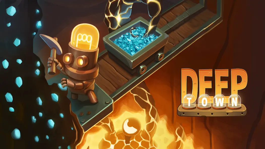 Deep Town: Idle Mining Tycoon (Дип Таун)  [МОД Unlimited Money] Screenshot 1