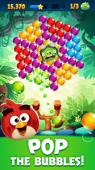 Angry Birds POP Bubble Shooter (Энгри Брдс ПОП Бабл Шутер)  [МОД Все открыто] Screenshot 1