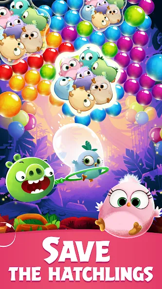 Angry Birds POP Bubble Shooter (Энгри Брдс ПОП Бабл Шутер)  [МОД Все открыто] Screenshot 3