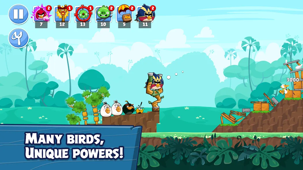 Angry Birds Friends (Энгри Брдс Френдс)  [МОД Все открыто] Screenshot 3