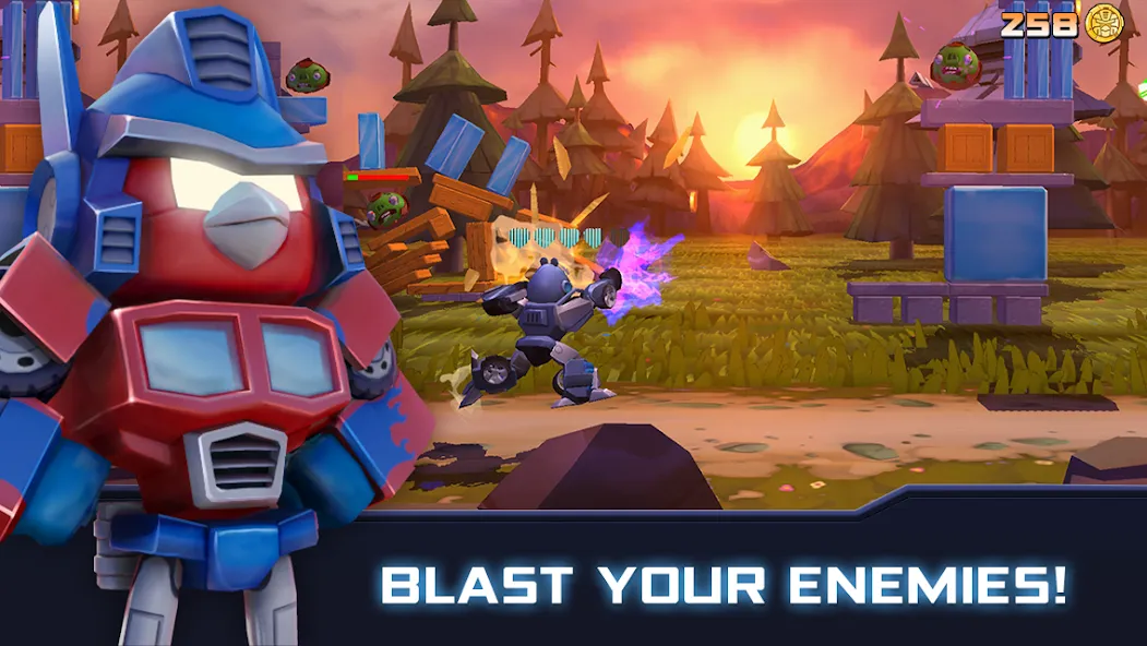 Angry Birds Transformers (Энгри Брдс Трансформеры)  [МОД Меню] Screenshot 1