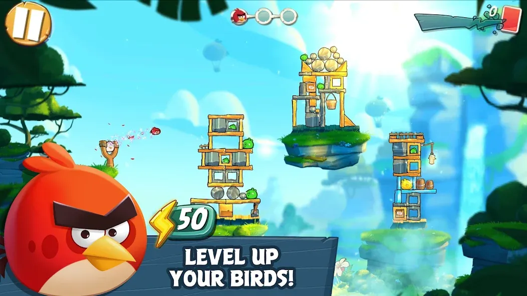 Angry Birds 2 (Энгри Бердс 2)  [МОД Меню] Screenshot 2