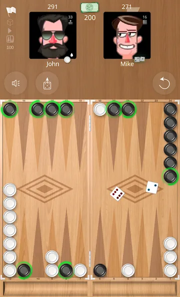 Backgammon Online  [МОД Бесконечные монеты] Screenshot 1