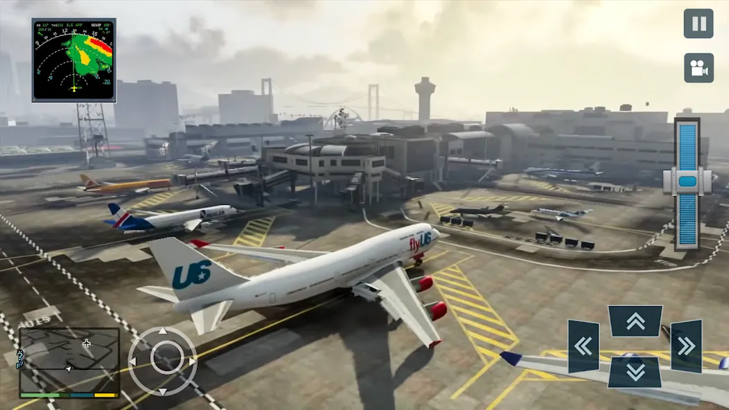 Real Plane Flying Simulator  [МОД Mega Pack] Screenshot 1