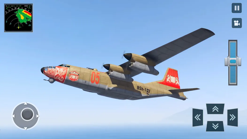 Real Plane Flying Simulator  [МОД Mega Pack] Screenshot 2