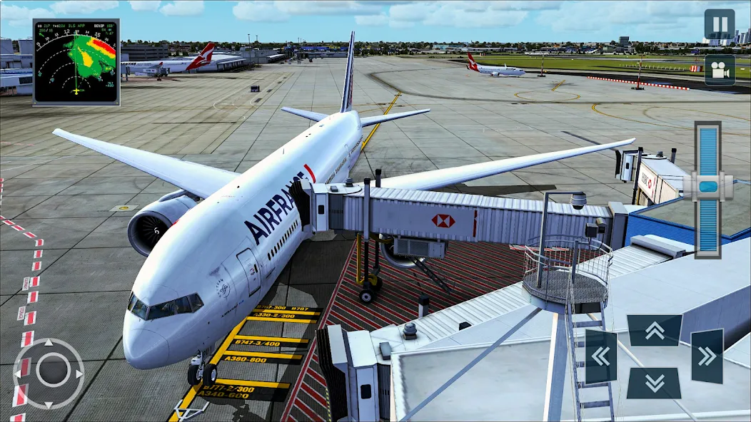Real Plane Flying Simulator  [МОД Mega Pack] Screenshot 3