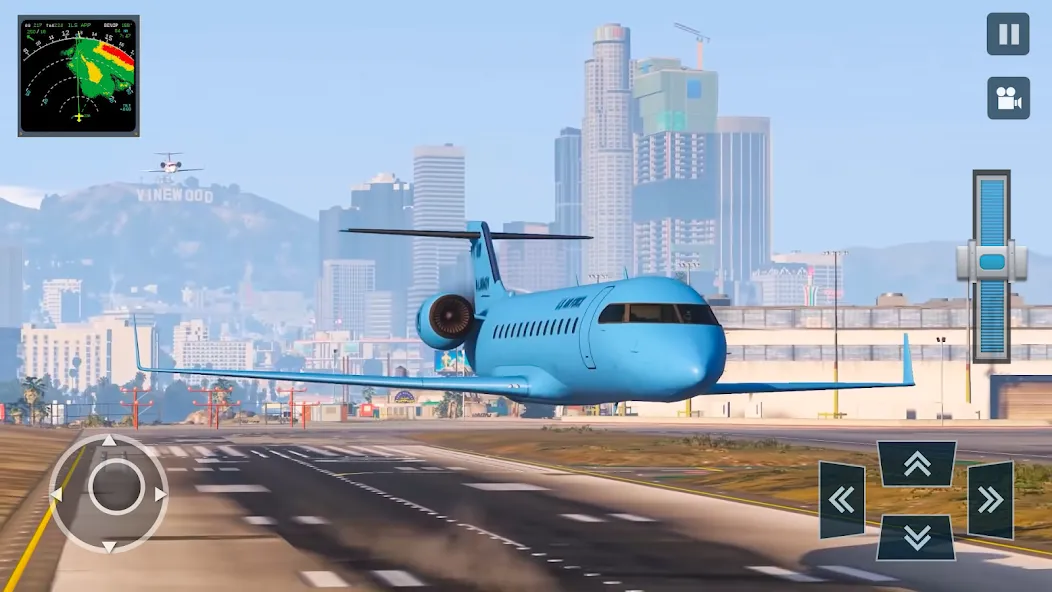Real Plane Flying Simulator  [МОД Mega Pack] Screenshot 4