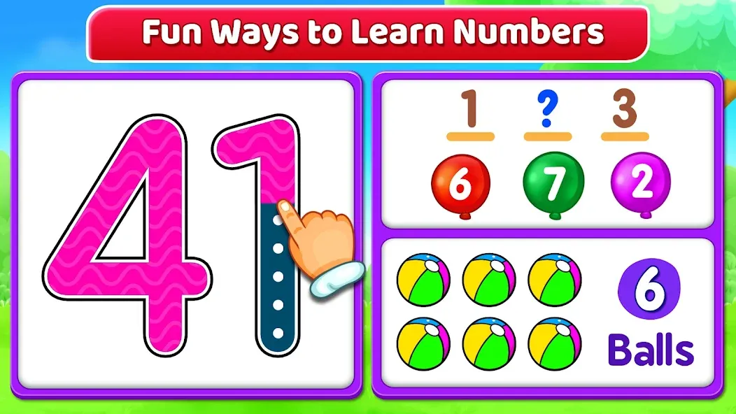 123 Numbers - Count & Tracing  [МОД Unlocked] Screenshot 2