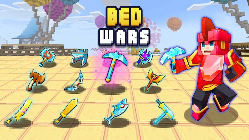 Bed Wars Lite (Бед Варс)  [МОД Бесконечные деньги] Screenshot 1