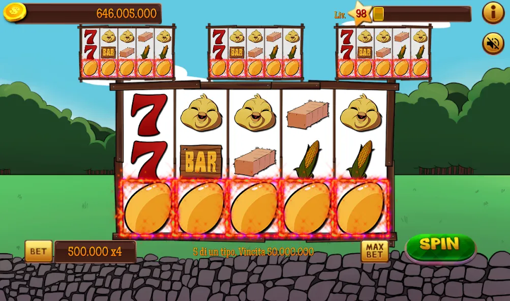 Slot Gallina 4 (Слот Галлина 4)  [МОД Unlocked] Screenshot 1