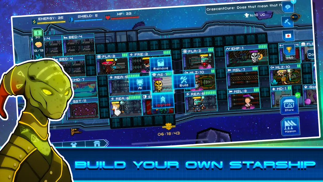 Pixel Starships™ (Пиксель Звездные Корабли)  [МОД Unlocked] Screenshot 1