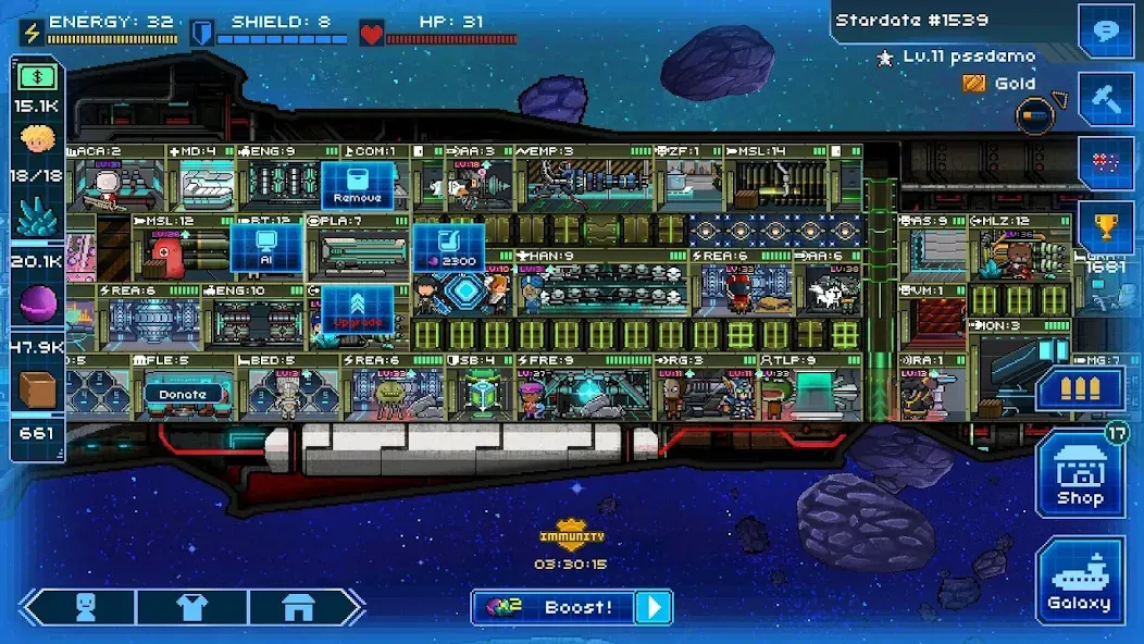 Pixel Starships™ (Пиксель Звездные Корабли)  [МОД Unlocked] Screenshot 5