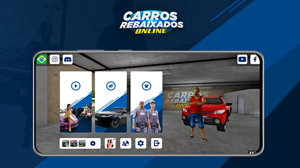 Carros Rebaixados Online (Каррос Ребайшадос Онлайн)  [МОД Mega Pack] Screenshot 1