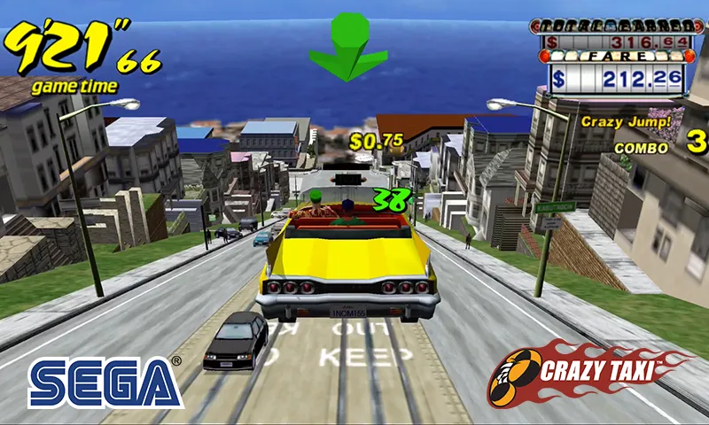 Crazy Taxi Classic (Крейзи Такси Классик)  [МОД Unlimited Money] Screenshot 1