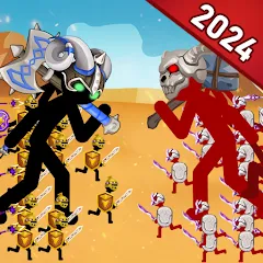 Взломанная Stick Dynasty (Стритмен Баттл Уор)  [МОД Бесконечные деньги] - последняя версия apk на Андроид