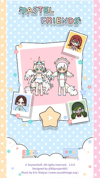 Pastel Friends : Dress Up Game  [МОД Много монет] Screenshot 1