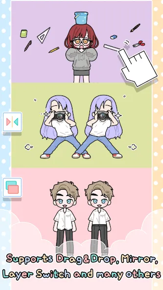 Pastel Friends : Dress Up Game  [МОД Много монет] Screenshot 3