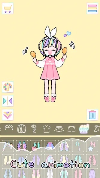 Pastel Girl : Dress Up Game  [МОД Много монет] Screenshot 4