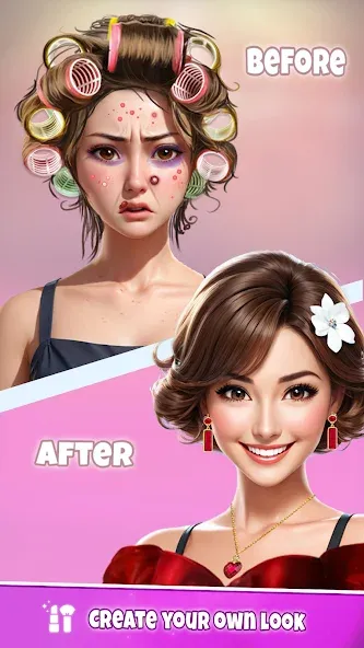 Fashion Artist: Makeup Game  [МОД Бесконечные монеты] Screenshot 3