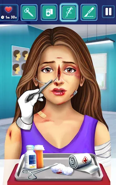 Surgery Simulator Doctor Game  [МОД Mega Pack] Screenshot 2