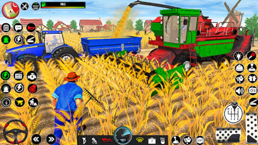 Indian Tractor Driving Game 3D (Фарминг Геймс)  [МОД Все открыто] Screenshot 4