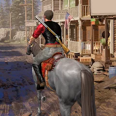 Скачать взлом West Cowboy - Gunfighter Game (Уэст Ковбой)  [МОД Много денег] - последняя версия apk на Андроид