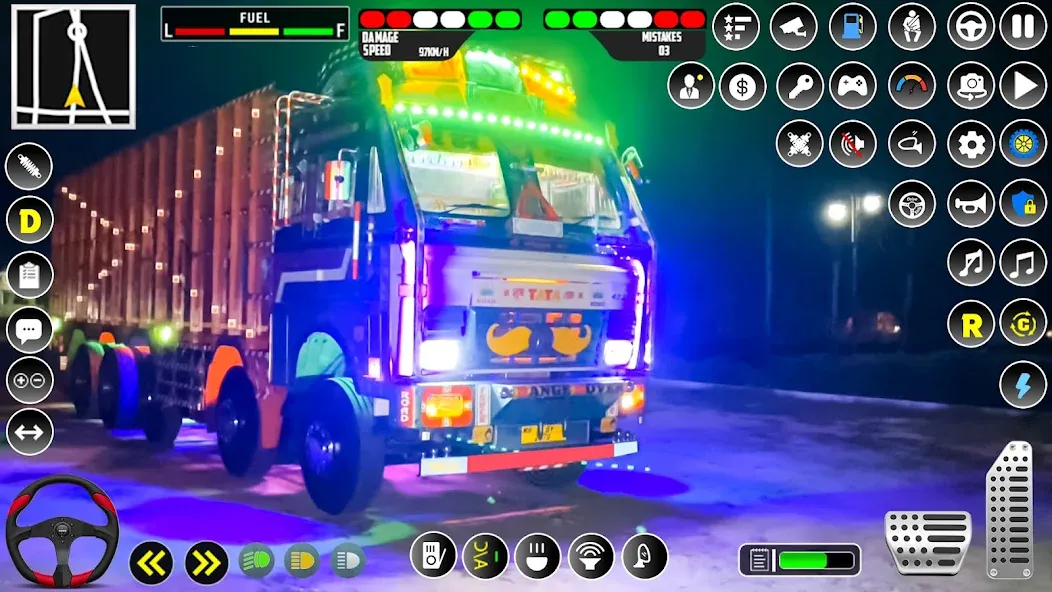 Indian Truck Driver Simulator  [МОД Много монет] Screenshot 1