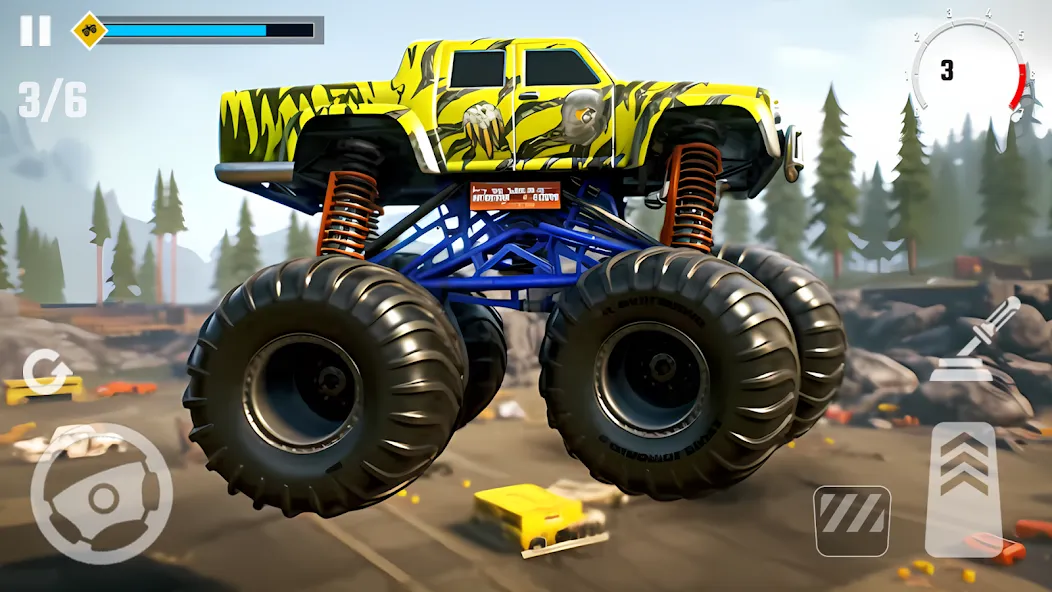 4x4 Monster Truck Racing Games (Монстр Трак Гонки игры)  [МОД Много денег] Screenshot 4