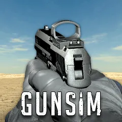 Скачать взломанную GUNSIM - 3D FPS Shooting Guns (ГУНСИМ)  [МОД Menu] - последняя версия apk на Андроид