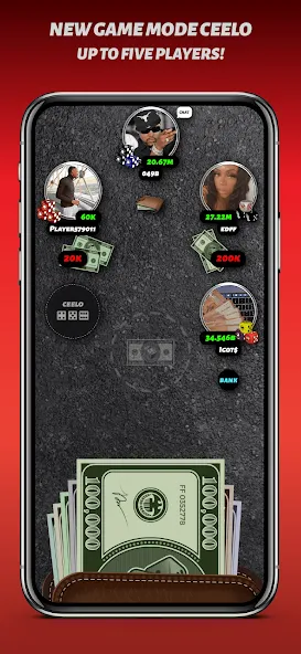 Phone Dice™ Street Dice Game (Фон Дайс Стрит Дайс Гейм)  [МОД Unlimited Money] Screenshot 3