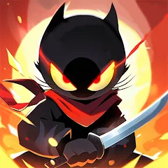 Взлом Ninja Cat - Idle Arena (Крейзи Ниндзя Кэт)  [МОД Menu] - полная версия apk на Андроид