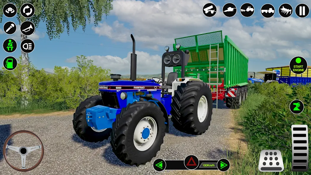 Farming Tractor Simulator Game  [МОД Menu] Screenshot 3