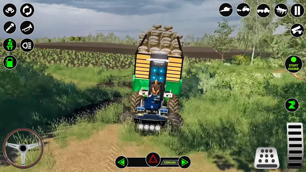 Farming Tractor Simulator Game  [МОД Menu] Screenshot 4