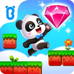 Скачать взломанную Little Panda’s Jewel Adventure  [МОД Mega Pack] - последняя версия apk на Андроид