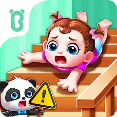 Скачать взломанную Baby Panda Home Safety  [МОД Много денег] - стабильная версия apk на Андроид