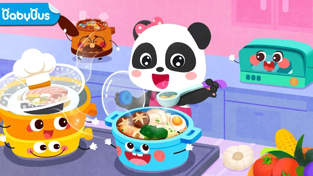 Baby Panda's Kitchen Party  [МОД Все открыто] Screenshot 1