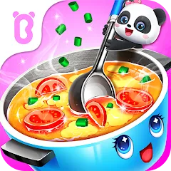 Взломанная Baby Panda's Kitchen Party  [МОД Все открыто] - стабильная версия apk на Андроид