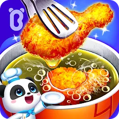 Скачать взлом Little Panda's Space Kitchen  [МОД Unlimited Money] - полная версия apk на Андроид