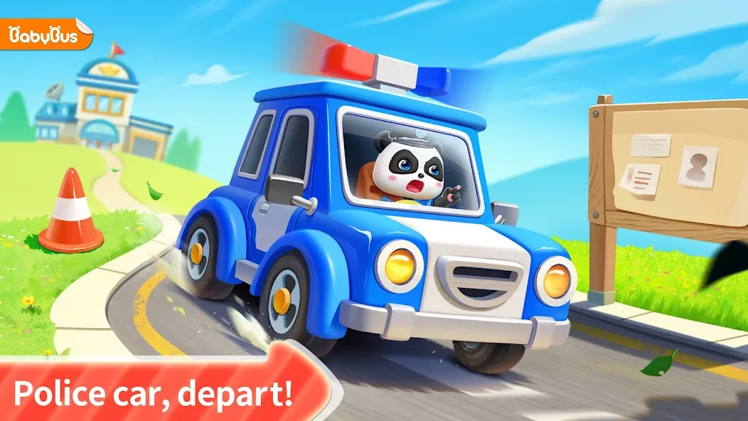 Little Panda Policeman  [МОД Все открыто] Screenshot 1