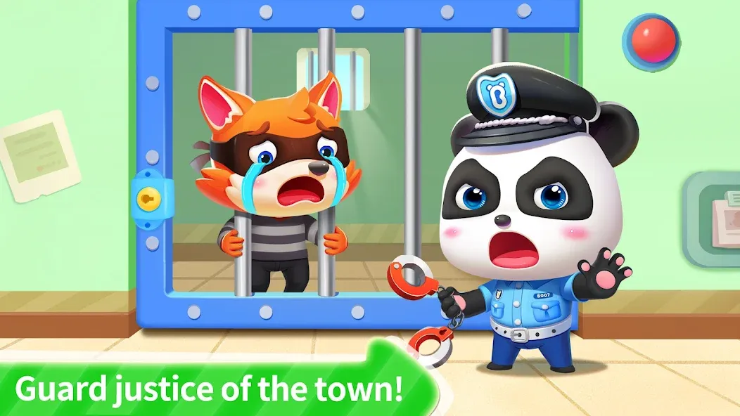 Little Panda Policeman  [МОД Все открыто] Screenshot 5