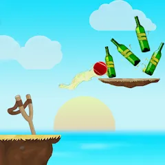 Взлом Hit Bottles Knock Down 2  [МОД Много денег] - стабильная версия apk на Андроид