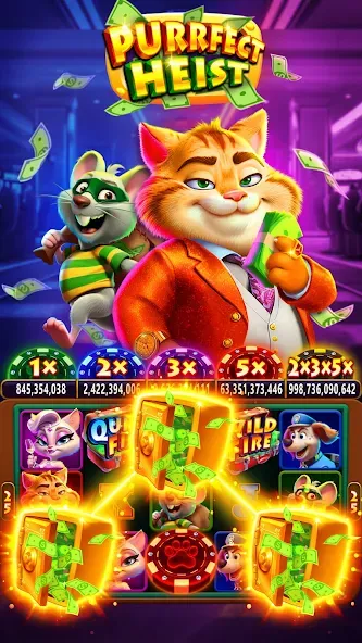 Fat Cat Casino - Slots Game (Фэт Кэт Казино)  [МОД Unlimited Money] Screenshot 3