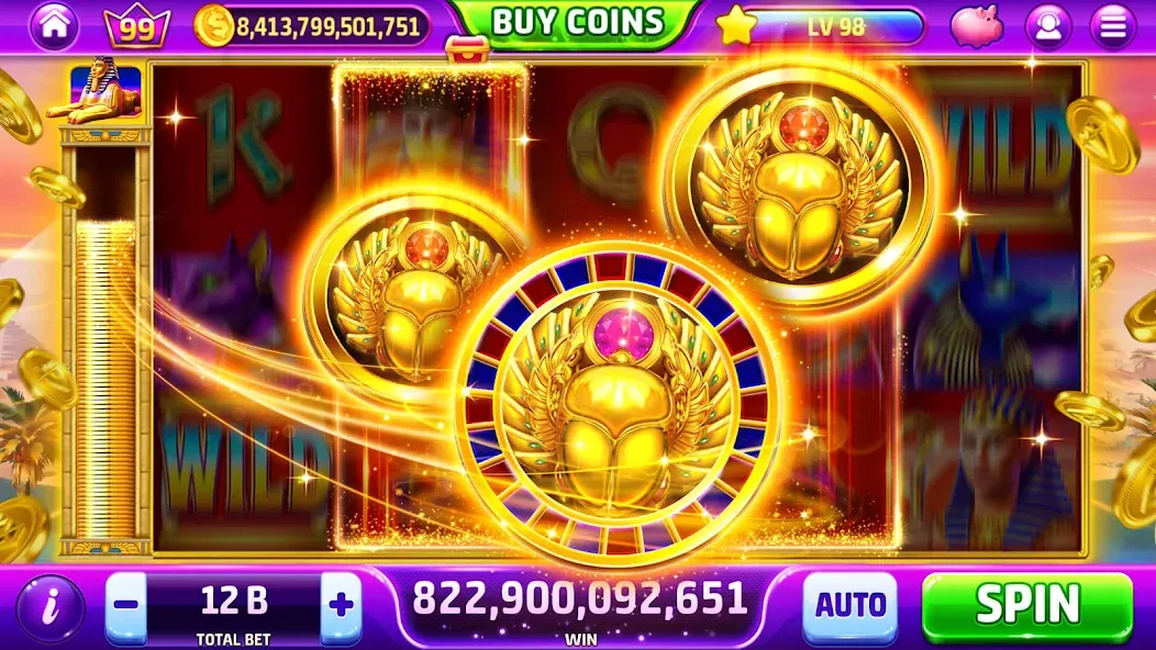 Golden Casino - Slots Games (Голден Казино)  [МОД Все открыто] Screenshot 4