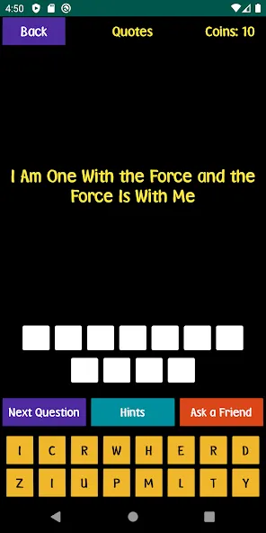 Quiz For SW Fans (Квиз для фанатов ЗВЗ)  [МОД Все открыто] Screenshot 4