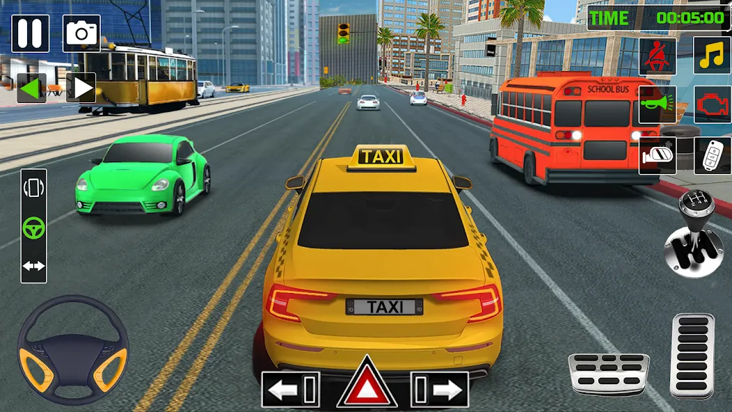 City Taxi Games-Taxi Car Games (Сити Такси Игры)  [МОД Бесконечные деньги] Screenshot 4