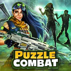 Взлом Puzzle Combat: Match-3 RPG (Пазл Комбат)  [МОД Много монет] - стабильная версия apk на Андроид