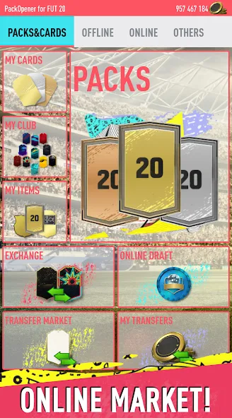 Pack Opener for FUT 20 by SMOQ (Пак открыватель для  20 от )  [МОД Menu] Screenshot 2