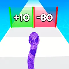 Взлом Snake Run Race・3D Running Game (Снейк Ран Рейс)  [МОД Все открыто] - стабильная версия apk на Андроид