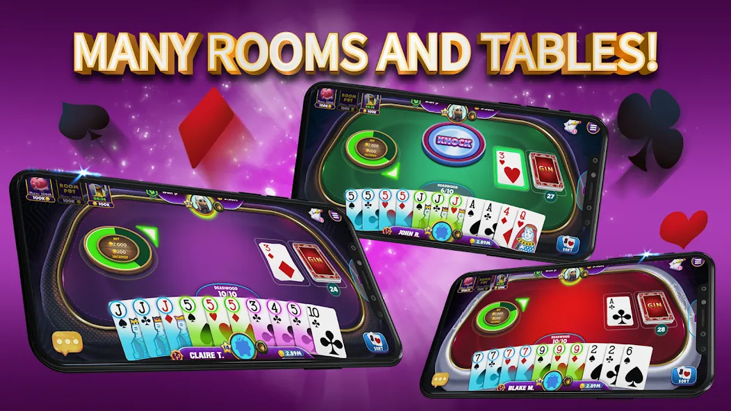 Gin Rummy Elite: Online Game (Джин Рамми)  [МОД Menu] Screenshot 3