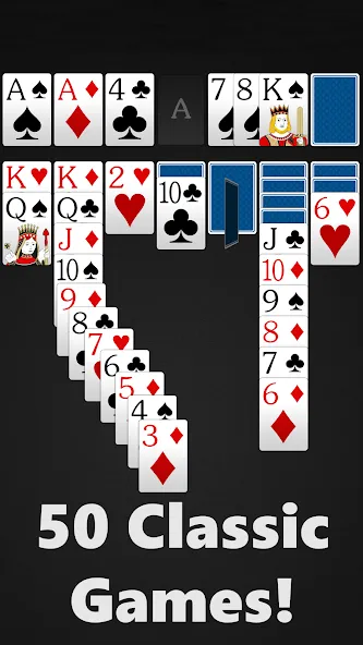 Solitaire - Classic Card Games (Солитер)  [МОД Бесконечные монеты] Screenshot 3